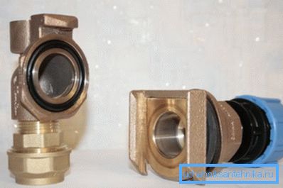 2 části adaptéru pro hlubinné otvory