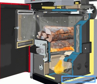 Jednotka na dřevo, uhlí a naftu se schopností automatizovat řadu pracovních procesů