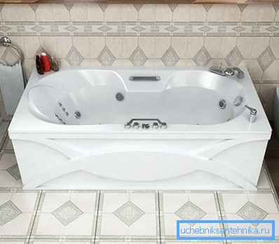 Akrylová koupel s hydromasáží