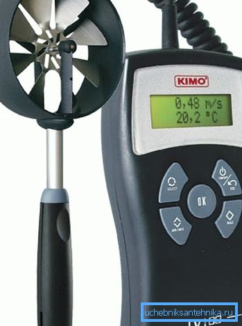 Anemometr měří základní charakteristiky větrání Anemometr měří základní charakteristiky větrání
