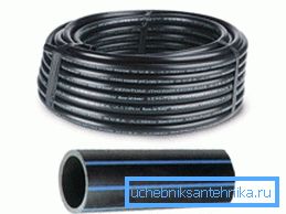 Díky flexibilitě HDPE trubek je nejjednodušší způsob dopravy