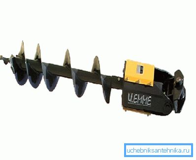 Zařízení pro vrtání do vrtů zahrnuje také hydraulický šnekový dopravník, ale může udělat jen málo, aby pomohl v jakékoli významné hloubce.