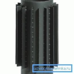 Litinové komínové potrubí s chladičem
