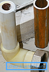 Průměr stoupacího potrubí z polypropylenu je 1,5násobek kovu Průměr stoupacího potrubí z polypropylenu je 1,5násobek kovu