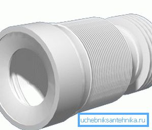 Chcete-li připojit instalaci k kanálu, můžete použít vlnitou manžetu