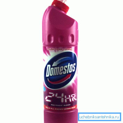 Domestos Pink pro prevenci znečištění toalety