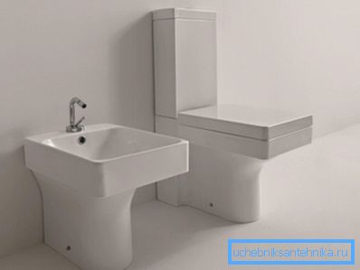 Poměrně často takové dodávky zahrnují nízký bidet, který je v podstatě nízké umyvadlo nebo malá vana.