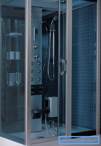 Sprchový kout uzavřený typ 110x90 může být docela stylový a elegantní.
