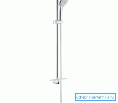 Sprchová tyč 675 mm polopřímá montáž - zajímavé a praktické řešení s širokou škálou nastavení Sprchová tyč 675 mm polopřímá montáž - zajímavé a praktické řešení s širokou škálou nastavení