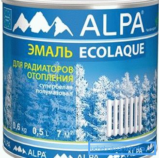 Eko-šetrný, bez zápachu smalt pro lakování Ecolaque ohřívače