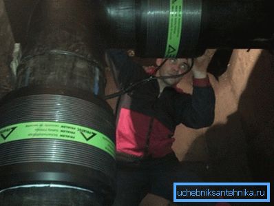 Elektrofúzní připojení s velkým průměrem