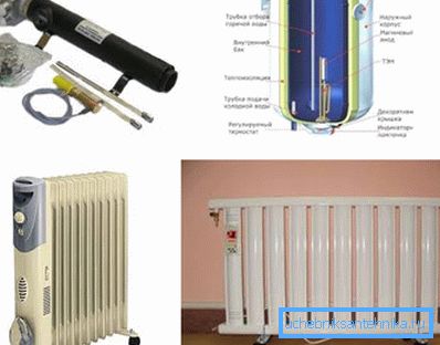 Elektrický ohřívač pro vytápění - typy a velikosti