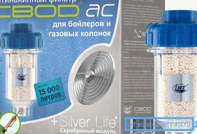 Filtr změkčovače vody