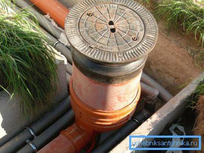 Photo drainage well.