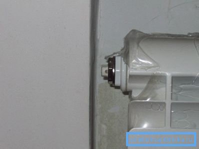 Fotografie instalovaného ventilu