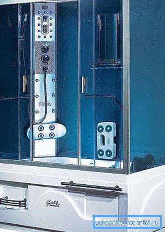 Hydrobox s obdélníkovou vanou Hydrobox s obdélníkovou vanou