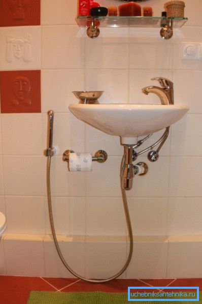 Hygienická sprcha - užitečný doplněk k designu