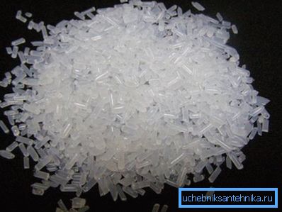 Polymerizované propylenové granule