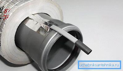 Topný kabel plus tepelná izolace Topný kabel plus tepelná izolace