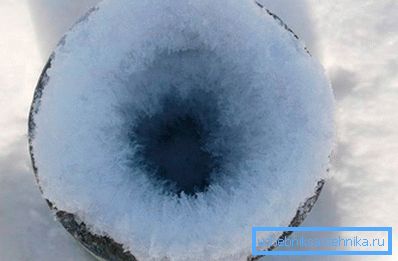 Mrazuvzdorné potrubí ventilátoru