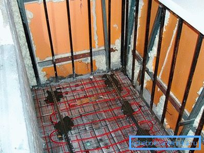 Vytvoření teplé podlahy na balkon Vytvoření teplé podlahy na balkon