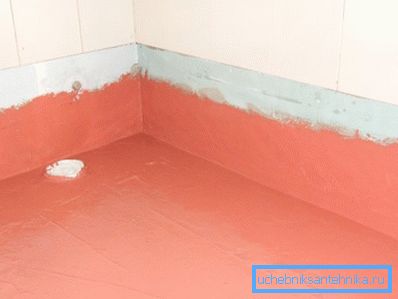 Jak je voděodolná podlaha ve sprše bez polymerových materiálů pro palety
