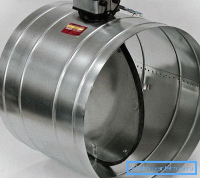 Motorizovaný ventil pro ventilaci kovu