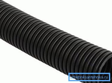 Klasická polyetylénová vlnitá trubka