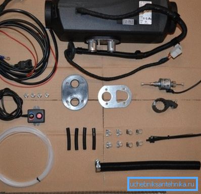 Dodávka pro vzduchový ohřívač AirTronic