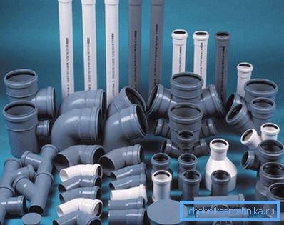 Příslušenství pro instalaci kanalizačních systémů z polymerních materiálů.