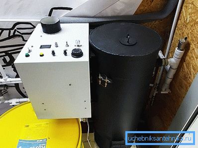 Kotle pro testování po instalaci