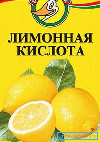 Kyselina citronová.