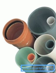 Materiály pro vytvoření kanalizačního systému Materiály pro vytvoření kanalizačního systému