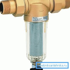 Mechanické hlavní filtry pro čištění vody ze studny