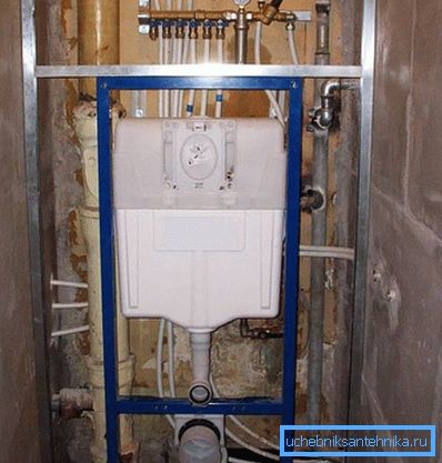 3956 Montážní instalace s nástěnným WC