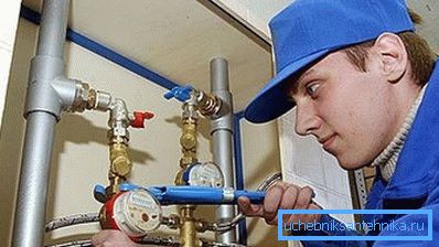 Instalace šikmého filtru hrubého síta před čítač na svislé trubce