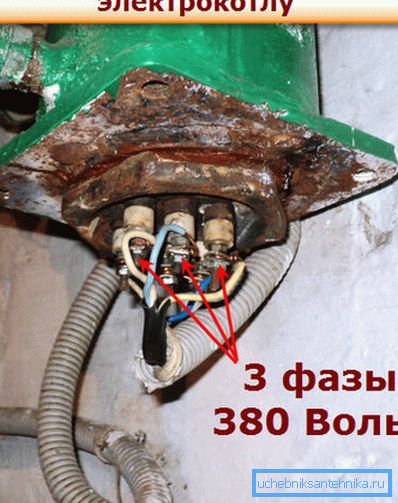 Výkonný kotel nelze připojit k běžnému vedení.