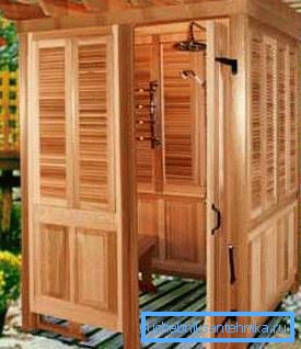 Fotka - sprchová skříňka pro dacha Fotka - sprchová skříňka pro dacha
