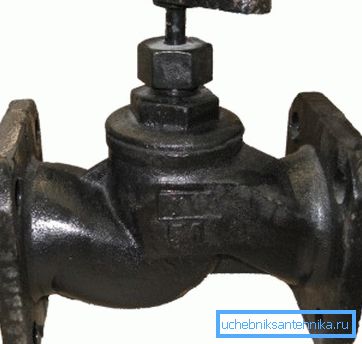 V šestihřídelovém ventilu s fotografickou přírubou. V šestihřídelovém ventilu s fotografickou přírubou.