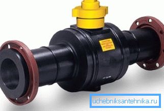 V polyetylénovém ventilu s foto - přírubou