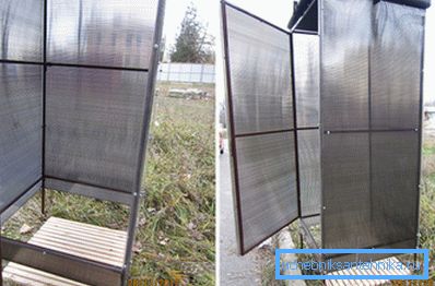 Ve fotografii je celokovový rám obložený polykarbonátem