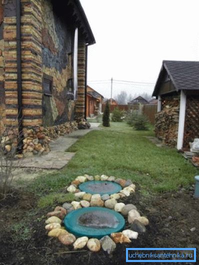 Na fotografii - vzhled správně zapuštěných biologických odpadních vod Na fotografii - vzhled správně zapuštěných biologických odpadních vod
