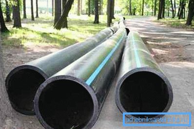 Vnější cesty jsou nejlépe vyrobeny z polyetylenu.