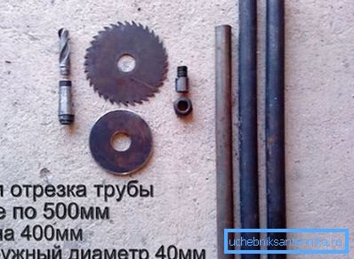 Potřebné materiály pro výrobu domácího vrtáku Potřebné materiály pro výrobu domácího vrtáku