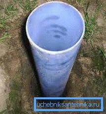 Kryt trubky pro studnu.