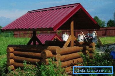 Uspořádání studny s protokolem