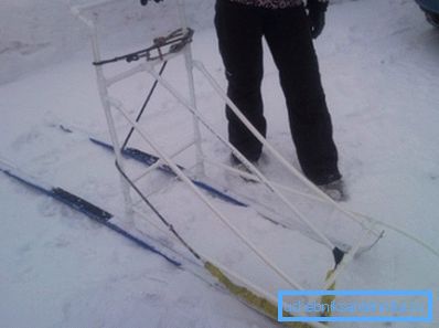 Jedna z možností pro sáňkový rám Jedna z možností pro sáňkový rám