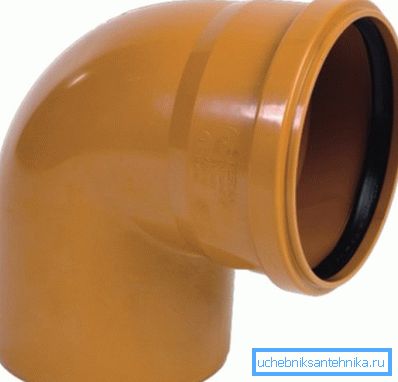Oranžový styl pro PVC odpadní vody Oranžový styl pro PVC odpadní vody