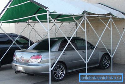 Originální řešení pro výrobu přenosných markýz pro auto chrání vozidlo před deštěm a slunečním zářením. Originální řešení pro výrobu přenosných markýz pro auto chrání vozidlo před deštěm a slunečním zářením.