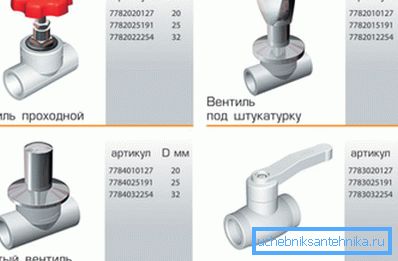Hlavní typy jeřábů z polypropylenu